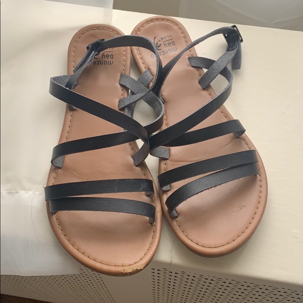 Black sandals